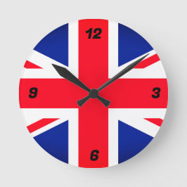 Runde Wand-Uhr für die Jack-Flagge der Union Wanduhr