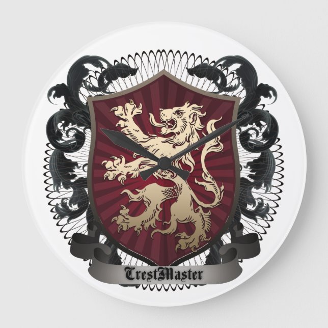 Runde Wanduhr (groß) (Vorderseite)
