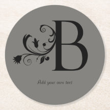 Runde WegwerfUntersetzer