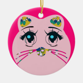 Runde Weihnachtsbaumdekoration Keramik Ornament