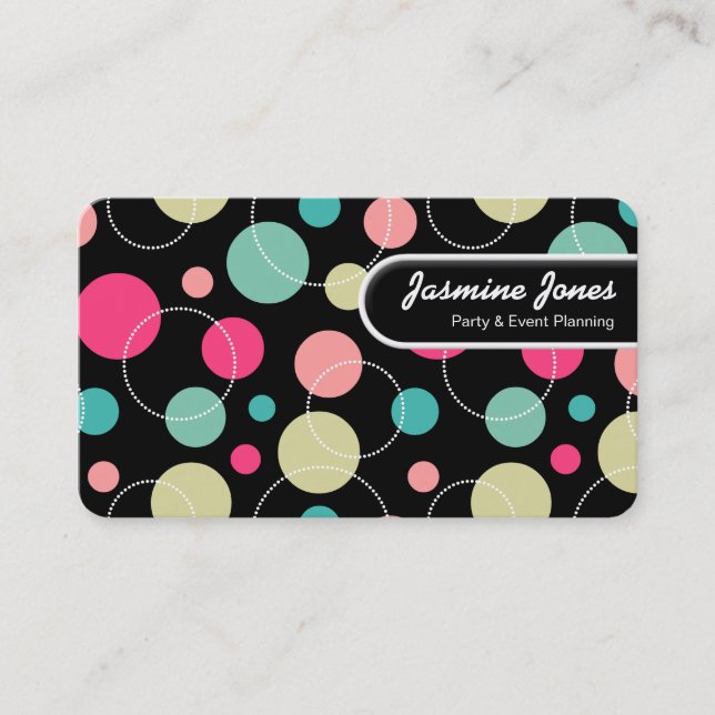 Runded Edge-Tag - 150816 (Round Cnrs) Visitenkarte (Vorderseite)