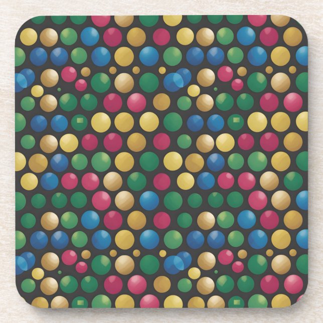 Runden Camouflage Square Kunststoff Untersetzer Se (Vorderseite)