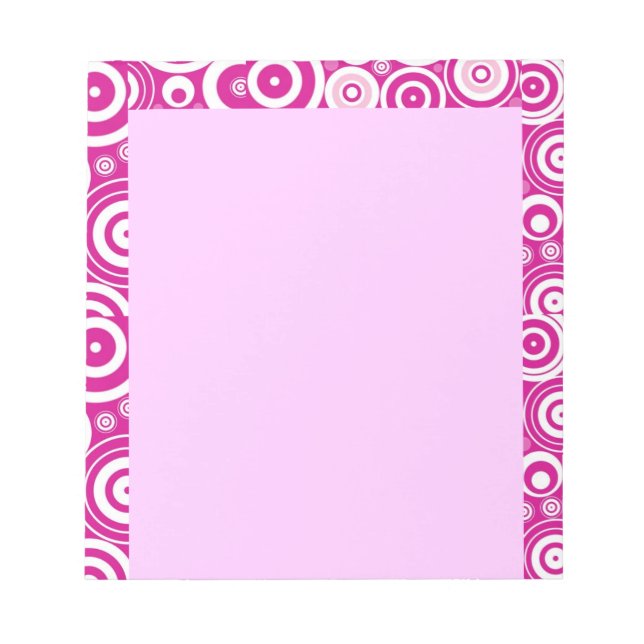 Runden Notepad Notizblock (Vorderseite)
