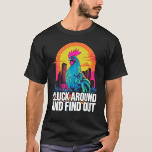Runden Sie sich ein und lernen Sie Gymnastik und F T-Shirt