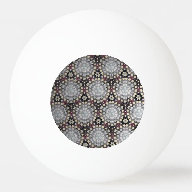 Runden und Punkte Pong Ball Tischtennisball (Rückseite)