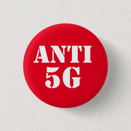 Runder Abzeichen-Button Anti 5G Button