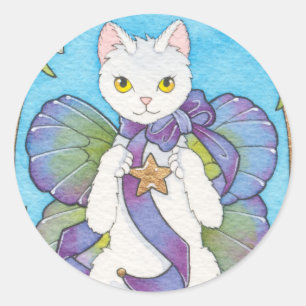 Runder Aufkleber des Optimismus