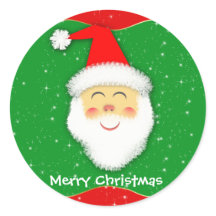 Runder Aufkleber - Heilig Claus
