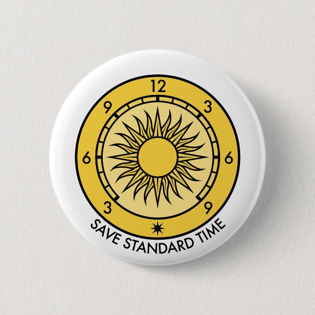 Runder Button für SST-Logos mit äußerem Text (Vorderseite)