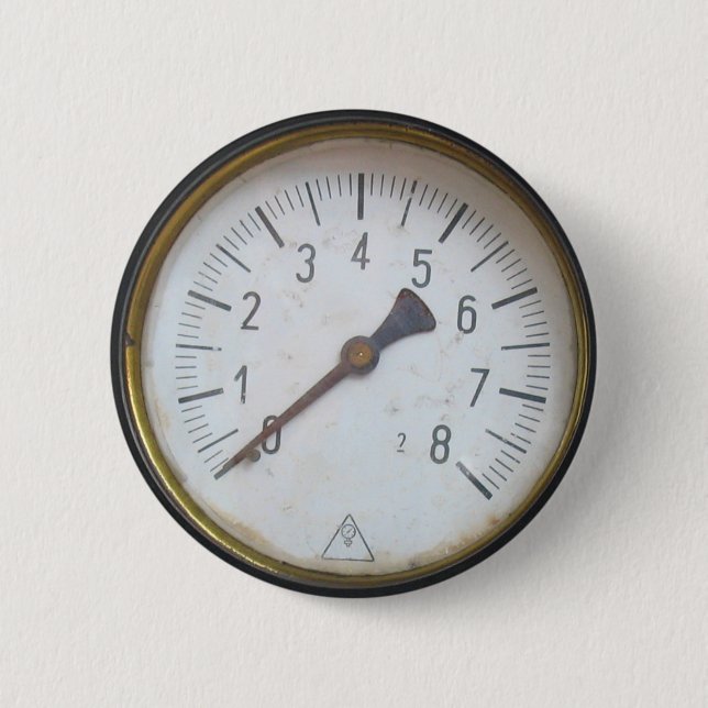 Runder Druckmesserdial Button (Vorderseite)