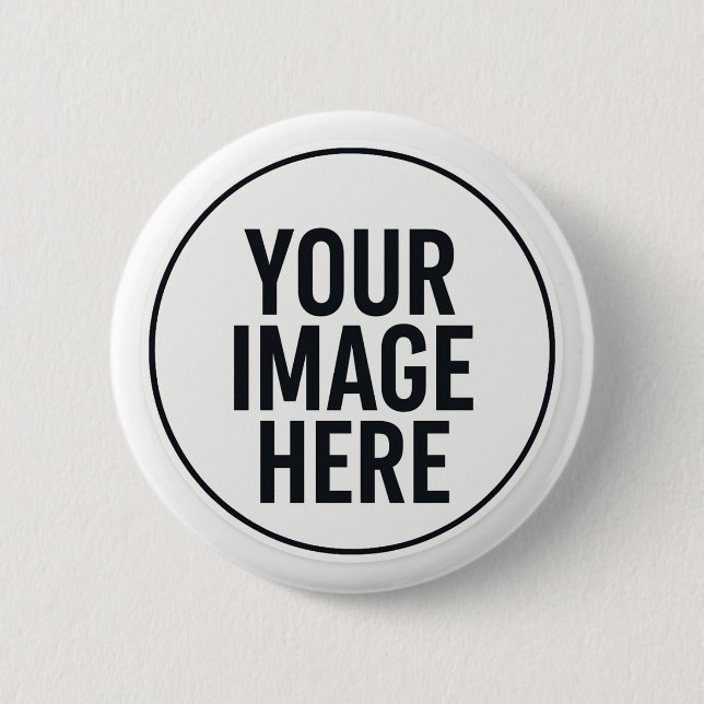 Runder Foto-Upload-Button  Button (Vorderseite)