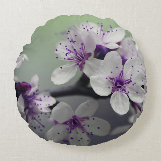 Runder Hocker Rundes Kissen (Vorderseite)