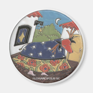 Runder Imam Ochse der Papaya Magnet