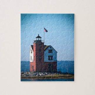 Runder Insel-Leuchtturm