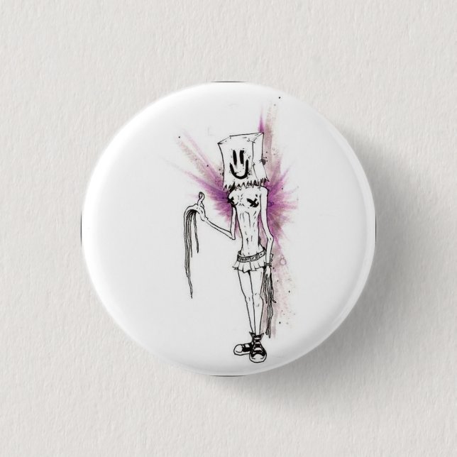 Runder Knopf - besonders angefertigt Button (Vorderseite)
