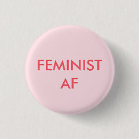 runder Knopf des feministischen Mädchen-Powers