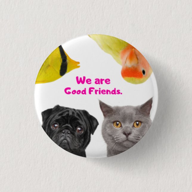 Runder Knopf, klein, 1¼ Zoll Button (Vorderseite)