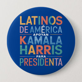 Runder Knopf, riesig, 4 Zoll Button