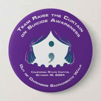 Runder Knopf, riesig, 4 Zoll Button