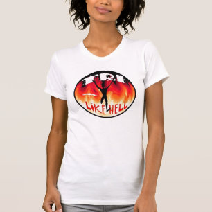 Runder Läufer-Logo JPG T-Shirt