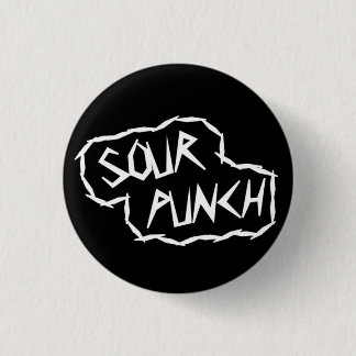 Runder Logo-Knopf (Schwarzes) Button