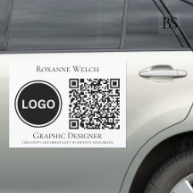 Runder Logo QR-Code Großunternehmen