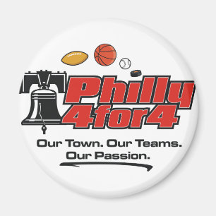 Runder Magnet - Philly 4 für 4