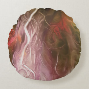 Runder Pillow Dream Light Red Tree Rundes Kissen