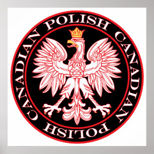 Runder Polnischer Rotadler Poster