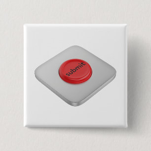 Runder roter Absenden-Button Button