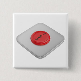 Runder roter Download-Button Button