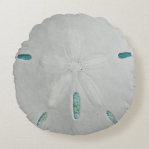 Runder Sand-Dollar-Strand-Wurfkissen Rundes Kissen