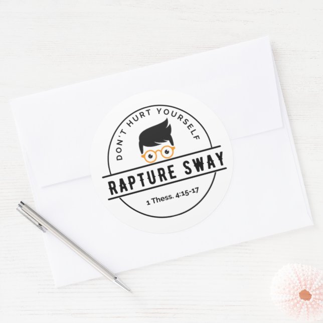 Runder Sticker für die Rutsche (Umschlag)