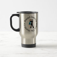 Runder Tanz-Reise/Pendler-Tasse