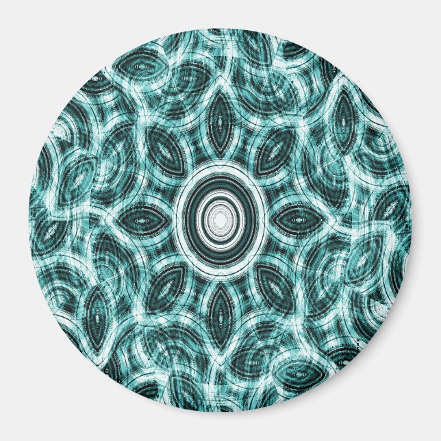 Runder Tisch am Meer.... Magnet (Vorne)