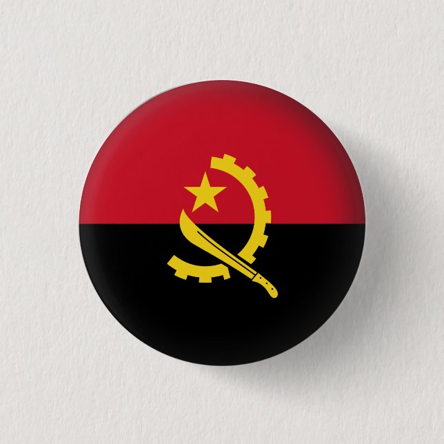 Rundes Angola Button (Vorderseite)