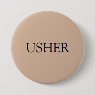 rundes Button des Pförtners 3inch