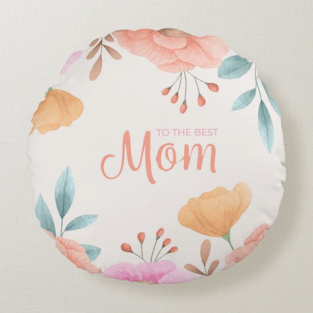 Rundes Dekokissen (41 cm) (Vorderseite)