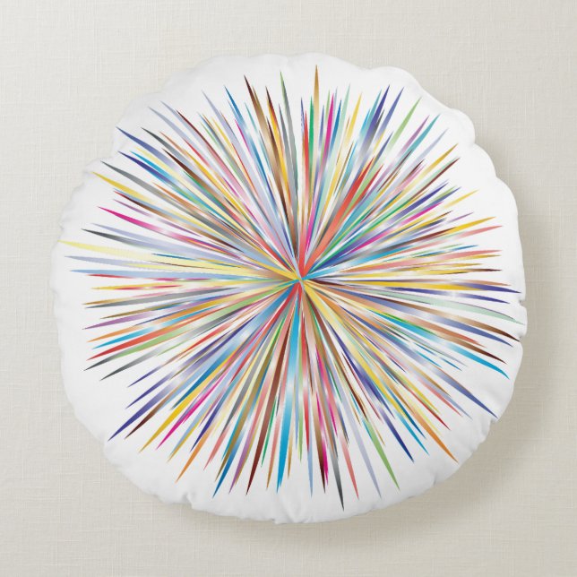 Rundes Dekokissen (41 cm) (Vorderseite)