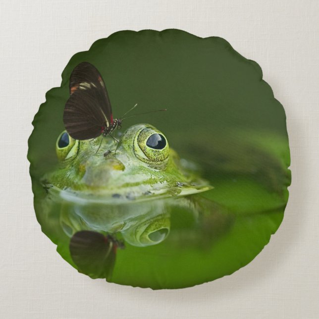 Rundes Dekokissen (41 cm) (Vorderseite)