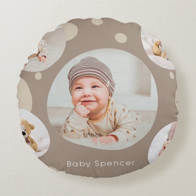 Rundes Dekokissen (41 cm) (Vorderseite)