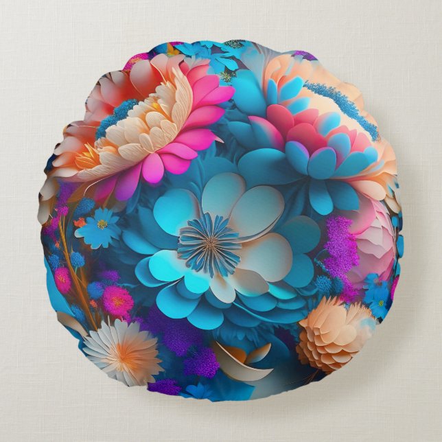 Rundes Dekokissen (41 cm) (Vorderseite)