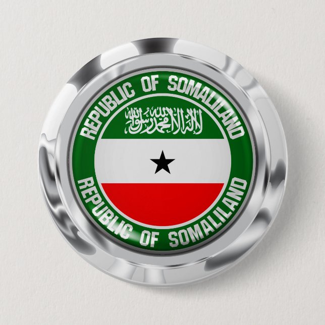 Rundes Emblem Somalilands Button (Vorderseite)