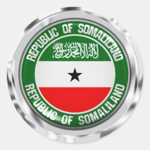 Rundes Emblem Somalilands Runder Aufkleber