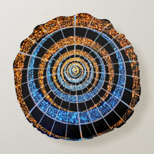 Rundes glänzendes Licht-Spiral-Kissen Kissen