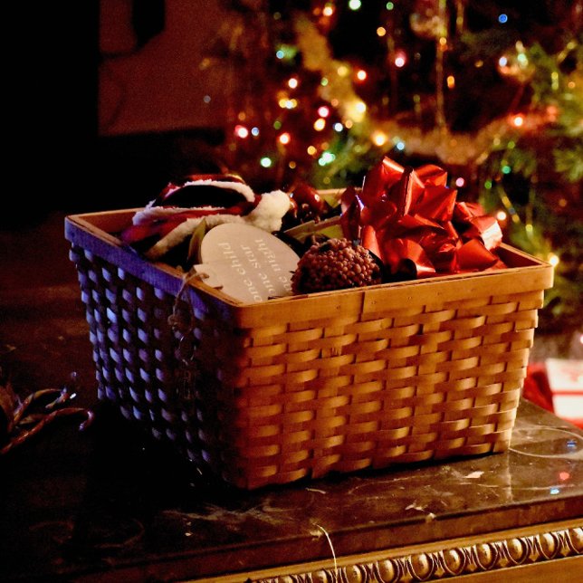 Rundes Kissen (Christmas Dreams by Sherry Lee St Clair McDowell)
