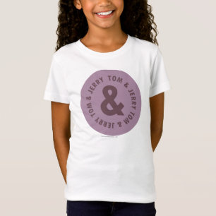 Rundes Logo 7 Toms und Jerry T-Shirt