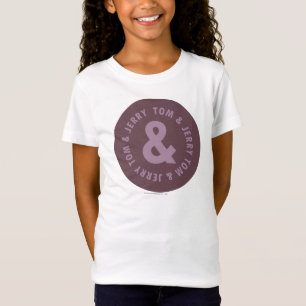 Rundes Logo 9 Toms und Jerry T-Shirt