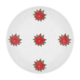 Rundes Schneidbrett für Weihnachtskuchen Schneidebrett