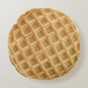 Rundes Waffel-Kissen Kissen
